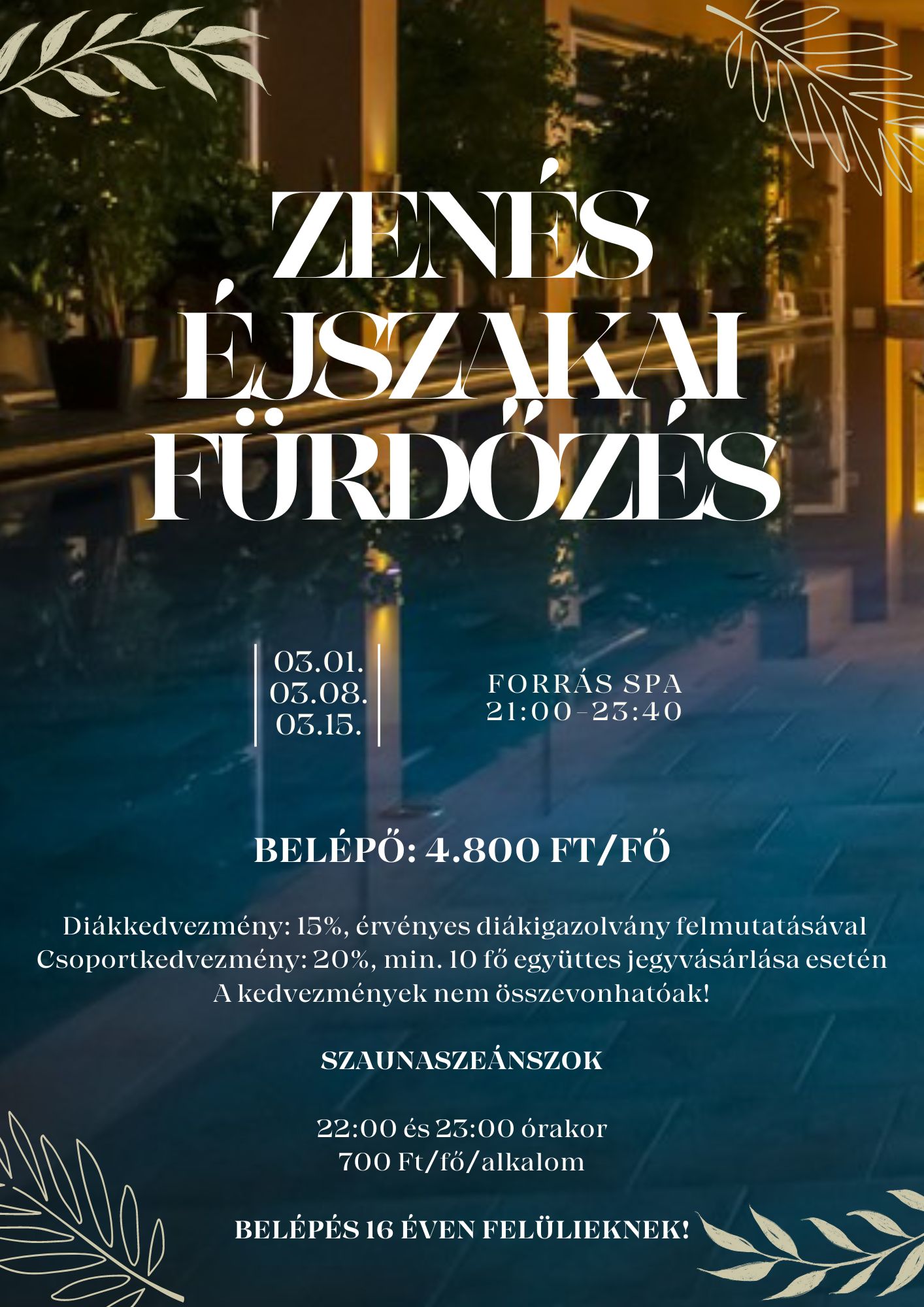 Éjszakai fürdőzés